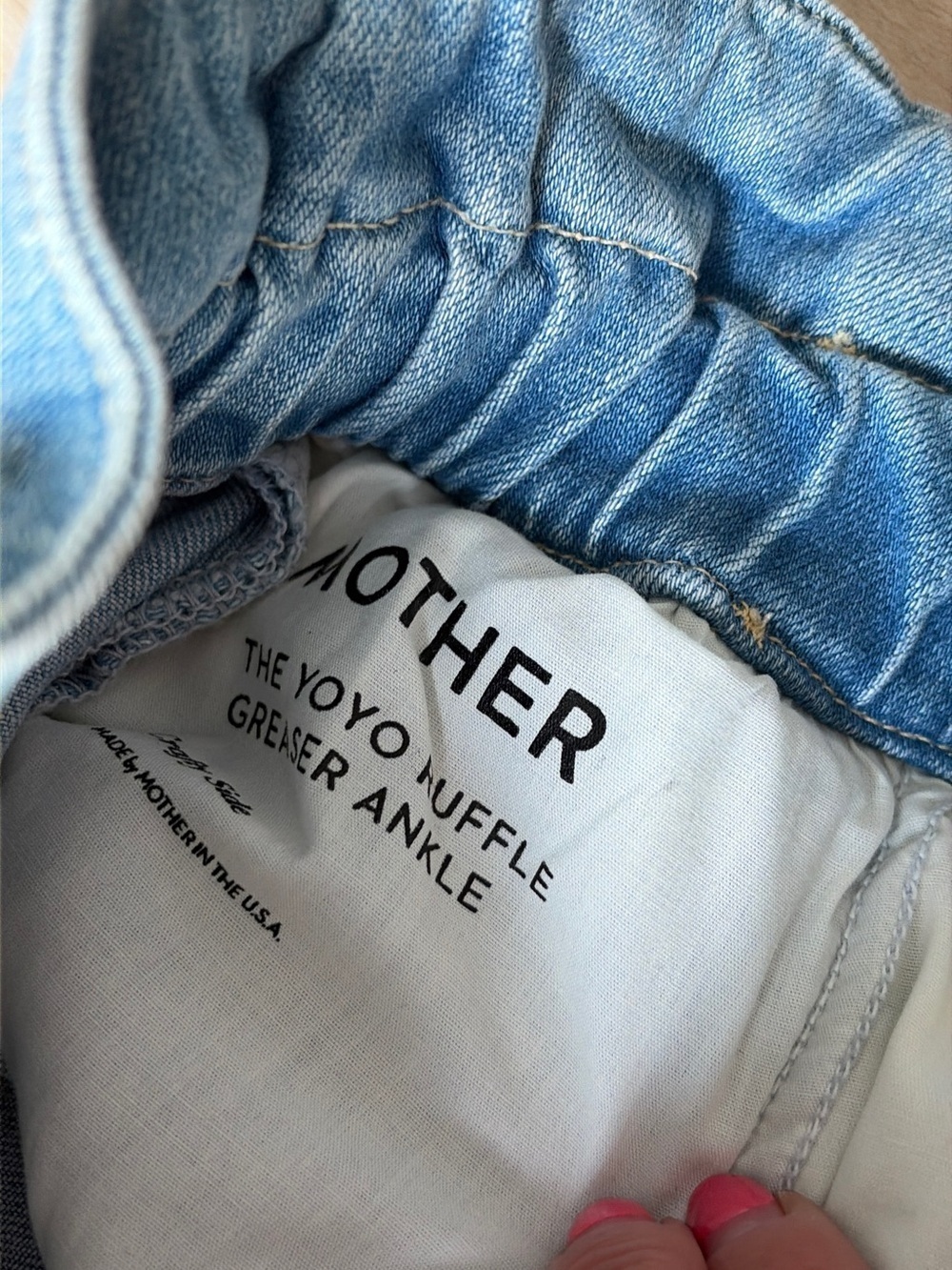 Mother Yo Yo Ruffle Greaser High Rise Jeans - Picture 6 of 10